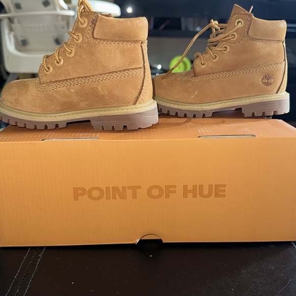 Timberland Premium 6In Waterproof Boot Wheat Nubuck 7C - Picture 5 of 9
